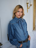 Camisa Jeans Laço Anne Fernandes