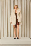 Casaco Michele Pelo Off White Fabulous Agilita