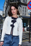 Casaco Tricot Laços Anne Fernandes
