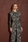 Colete Jacquard Floresta Voar