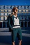 Conjunto Blazer e Bermuda Verde Anne Fernandes