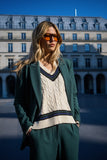 Conjunto Blazer e Bermuda Verde Anne Fernandes