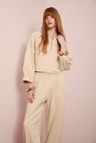 Conjunto Blusa e Calça Bege Anne Fernandes