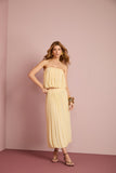 Conjunto Blusa Saia Balonê Amarelo Candy Anne Fernandes