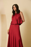 Conjunto Blusa Saia Longa Ruby Red Anne Fernandes