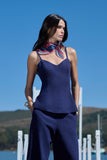 Conjunto Blusa e Calça Marinho Anne Fernandes