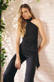 Conjunto Blusa e Calça Plissato Fresh Preto Litt