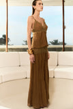 Conjunto Blusa e Saia Longa Renda Verde Anne Fernandes