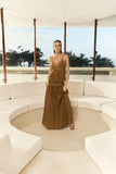 Conjunto Blusa e Saia Longa Renda Verde Anne Fernandes