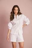 Conjunto Short e Camisa Rendado Branco Anne Fernandes