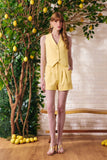 Conjunto Short e Colete Amarelo Milk Litt