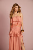 Conjunto Top e Saia Longa Argila Anne Fernandes