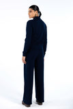 Conjunto Tricot Polo e Calça Marinho Anne Fernandes