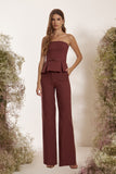 Corset Cotton Estruturado Cinto Cacau Litt