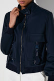 Jaqueta Bomber Technoblock Eleonora Azul Profundo Lafort