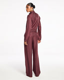 Jaqueta Joy Organza Marrom Chelsea Lafort