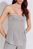 Macacão Chevron Peplum Litt