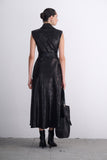 Maxi Colete Croco Preto Alphorria
