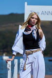 Regata Canelada Sobreposição Anne Fernandes