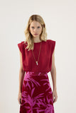 Regata Pregas Vermelho Rubi Lucidez