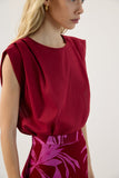 Regata Pregas Vermelho Rubi Lucidez