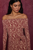Saia Longa Fluity Estampa Zebra Voar