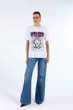 T-Shirt Born Wild Branca Anne Fernandes