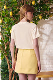 T-Shirt Malha Godersi La Vita Off White Litt