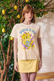 T-Shirt Malha Godersi La Vita Off White Litt