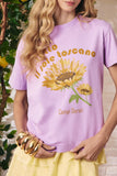 T-Shirt Malha Sole Toscano Purpura Litt