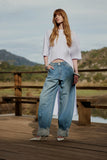 T-Shirt Mullet Branca Anne Fernandes
