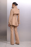 Trench Coat Curto com Faixa Caramelo Alphorria