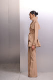 Trench Coat Curto com Faixa Caramelo Alphorria