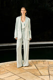Trijunto Blazer Regata Calça Verde Anne Fernandes