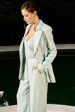 Trijunto Blazer Regata Calça Verde Anne Fernandes