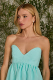 Vestido Curto Blake Azul Sardenha Fabulous Agilita