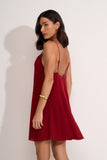 Vestido Curto Cintia Vermelho Aleha