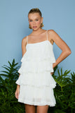 Vestido Curto Emily Off White Fabulous Agilita