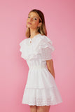 Vestido Curto Giane Branco Fabulous Agilita