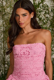 Vestido Curto Helena Rosa Bubble Fabulous Agilita