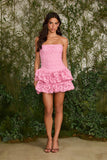 Vestido Curto Helena Rosa Bubble Fabulous Agilita