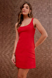 Vestido Curto London Lapelas Lipstick Litt