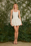 Vestido Curto Manuela Off White Fabulous Agilita