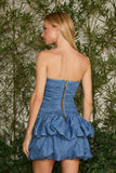 Vestido Curto Siena Jeans Fabulous Agilita