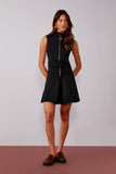 Vestido Curto York Zíper Preto Litt