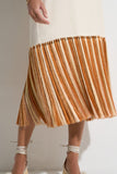 Vestido Midi Laura Off White Franjas Aleha
