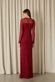 Vestido Longo Amanda Dark Red Fabulous Agilita