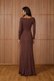 Vestido Longo Amelie Coffee Fabulous Agilita