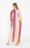 Vestido Longo Amplo Tubular Purple Totem