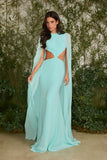 Vestido Longo Bianca Azul Sardenha Fabulous Agilita